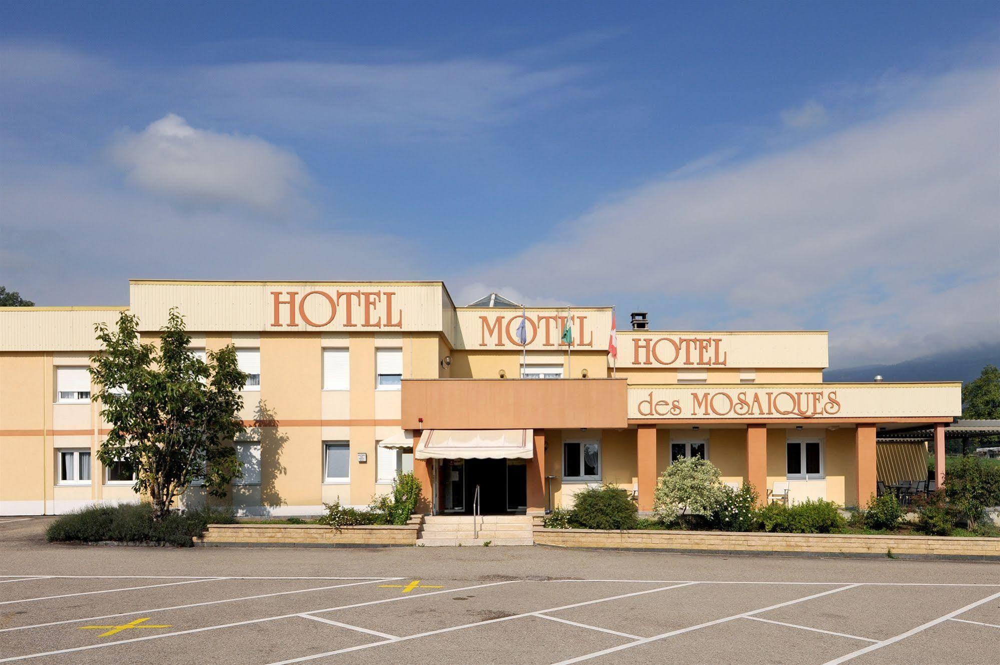 Hotel Des Mosaiques Orbe Buitenkant foto