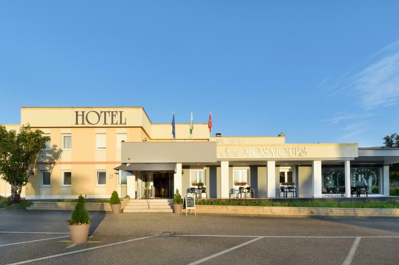 Hotel Des Mosaiques Orbe Buitenkant foto