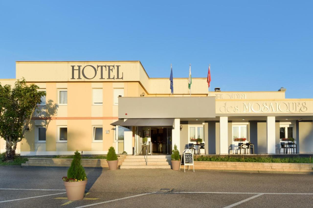 Hotel Des Mosaiques Orbe Buitenkant foto